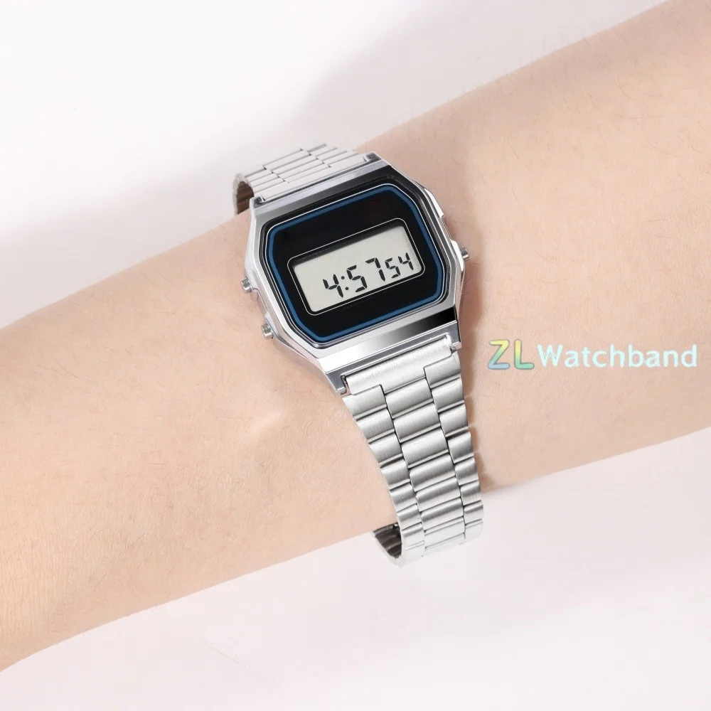 Stainless Steel Watch Strap - Premium Replacement Metal Band, 18mm