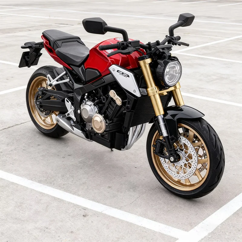 1:12 드림 윙 CB650R 합금 레이싱 오토바이 모델 다이캐스트 스트리트 스포츠 오토바이 모델 사운드 라이트 시뮬레이션 어린이 장난감 선물