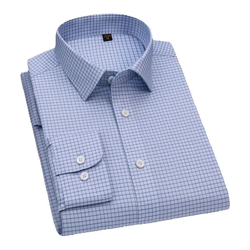 CT 【Fadenzahl 200, vierlagig】DP Ready-to-Wear, bügelfrei, hochwertige, reine Baumwolle, Langarm, für Herren, Business, Professional_voghion.com