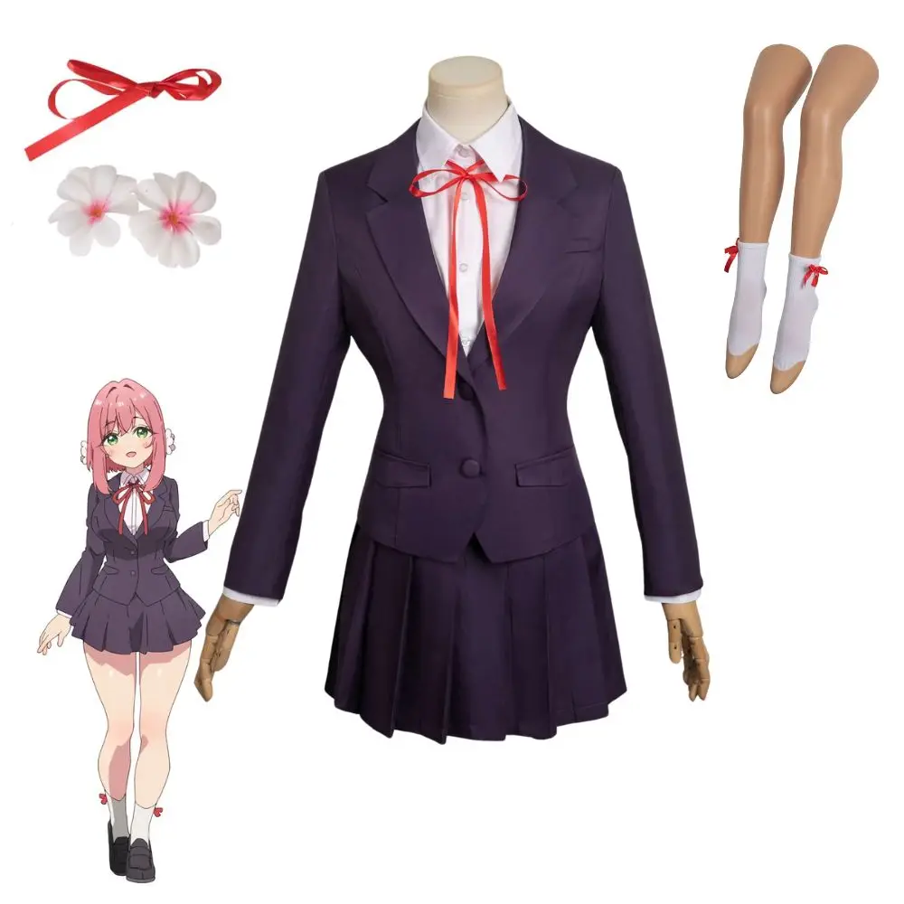 

The 100 Girlfriends Who Really Love You Hanazono Hakari Cosplay Fantasia Costume Disguise for Girls Women Uniform Halloween Suit