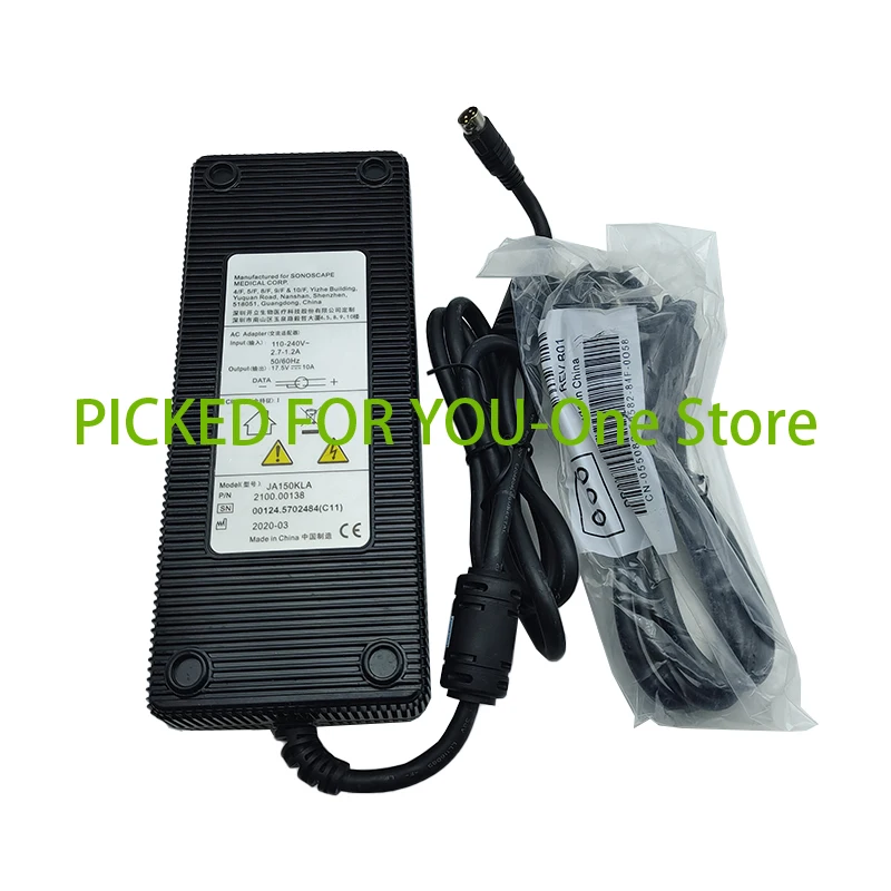 

AC Power Adapter 110-240V for Sonoscape A5, A6, S2, S6, S8, S9 New Compatible 17.5V10A Power Supply JA150KLA
