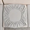 Jacquard Sofa Seat Cushion Cover Solid Color Thick Elastic Sofa Covers for Living Room Chair Seat Cover Furniture Protector 1PC 4