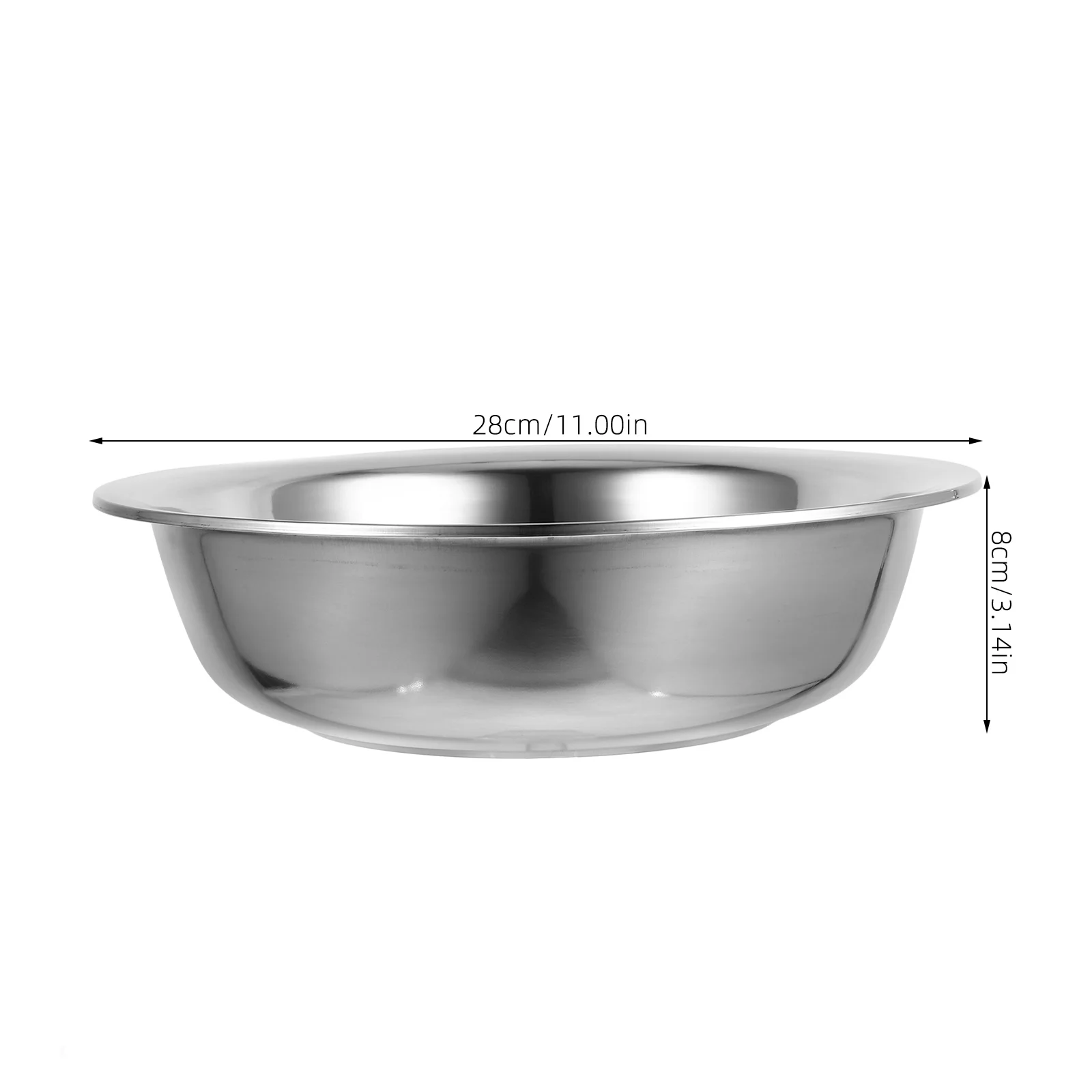 Extra Large Aluminum Bowl Baking Bowls Laundry Tub Soup Flour Storage Container Grill Pan Silver Stainless Steel Eggs