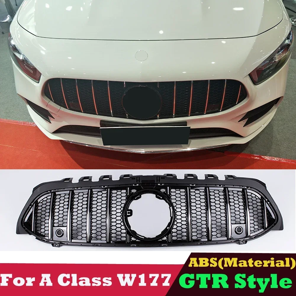 

W177 V177 A180 A200 GT Honeycomb Bumper Grille for Mercedes Benz A Class 2018 2019 2020 2021 2022 A220 A250 A160