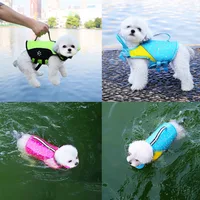 Dog Life Jacket with Removable Front Float Adjustable High Flotation Life Vest Swimsuits for Small Medium Large Dogs Swimming