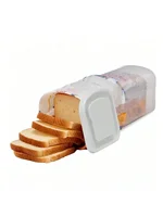 Bread boxes Plastic bread containers for bread storage on kitchen counters, high mask protectors, sandwich holders 1