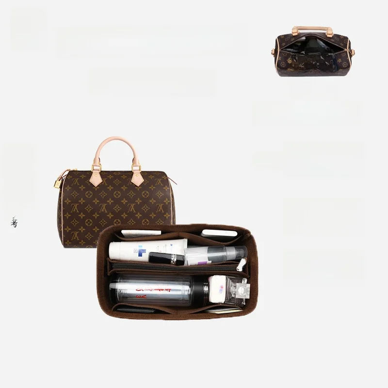 Boston LV Speedy 25 30 35 a Bag Inner Storage Pillow Bag Medium Bag Storage Organizer Pure Color Cubic Structure for Ev...