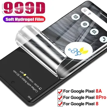 For Google Pixel 8A Anti-scratch Screen Protector HD Clear Soft Hydrogel Film For Pixel 8A Full Covererage Protection Films