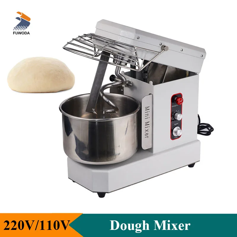 Professional Spiral Mixer 10 Liters Dough Mixer Stainless Steel Baking Equipments Commercial Bread Bakery Equipment