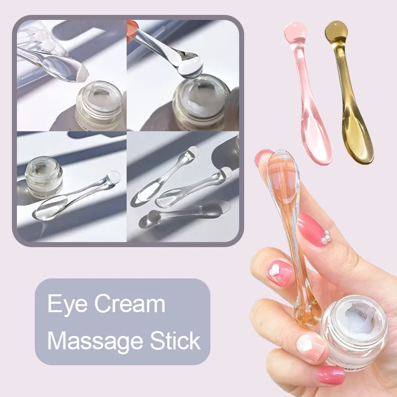 3pcs Spatulas Anti Wrinkle Facial Spoon Face Care Tool Eye Cream Applicator Eye Roller Massage Beads Cosmetic крем против морщин 50 г anti wrinkle cream patanjali