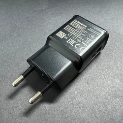 15W Fast Charger Power Adapter with USB Type C Cable - Black EU Adapter