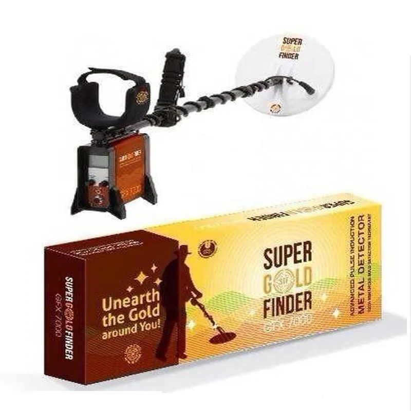 Gfx7000 Professional Pulse Induction Treasure Hunting Ricerca Profonda Ricaricabile Mining Finder Gold Metal Detector