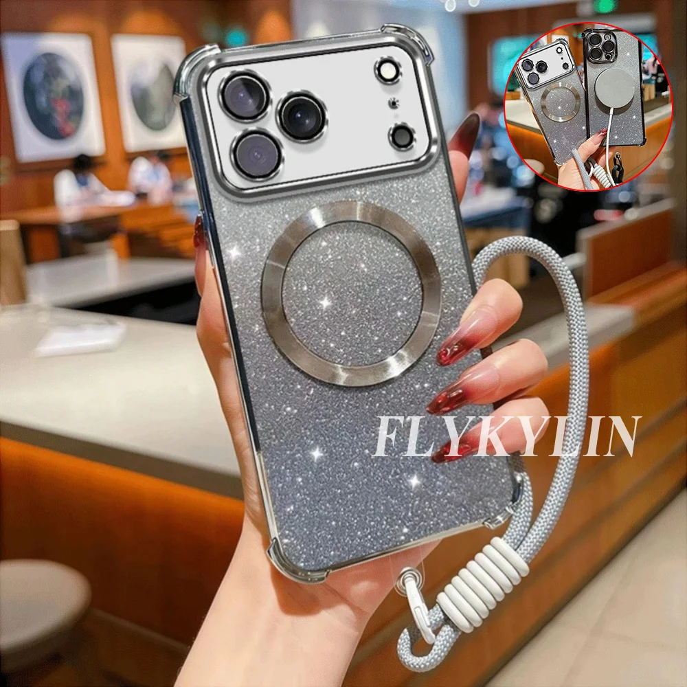 Magnetic Rechargeable Flash Paper Soft Shell with Hand Rope