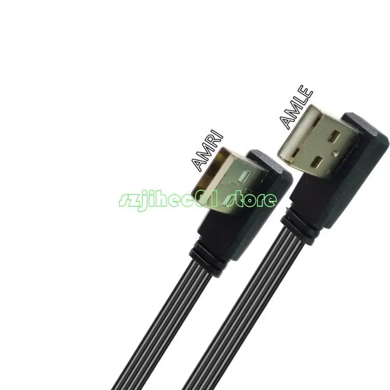 Flexible 90-Degree USB to Type C Adapter Cable