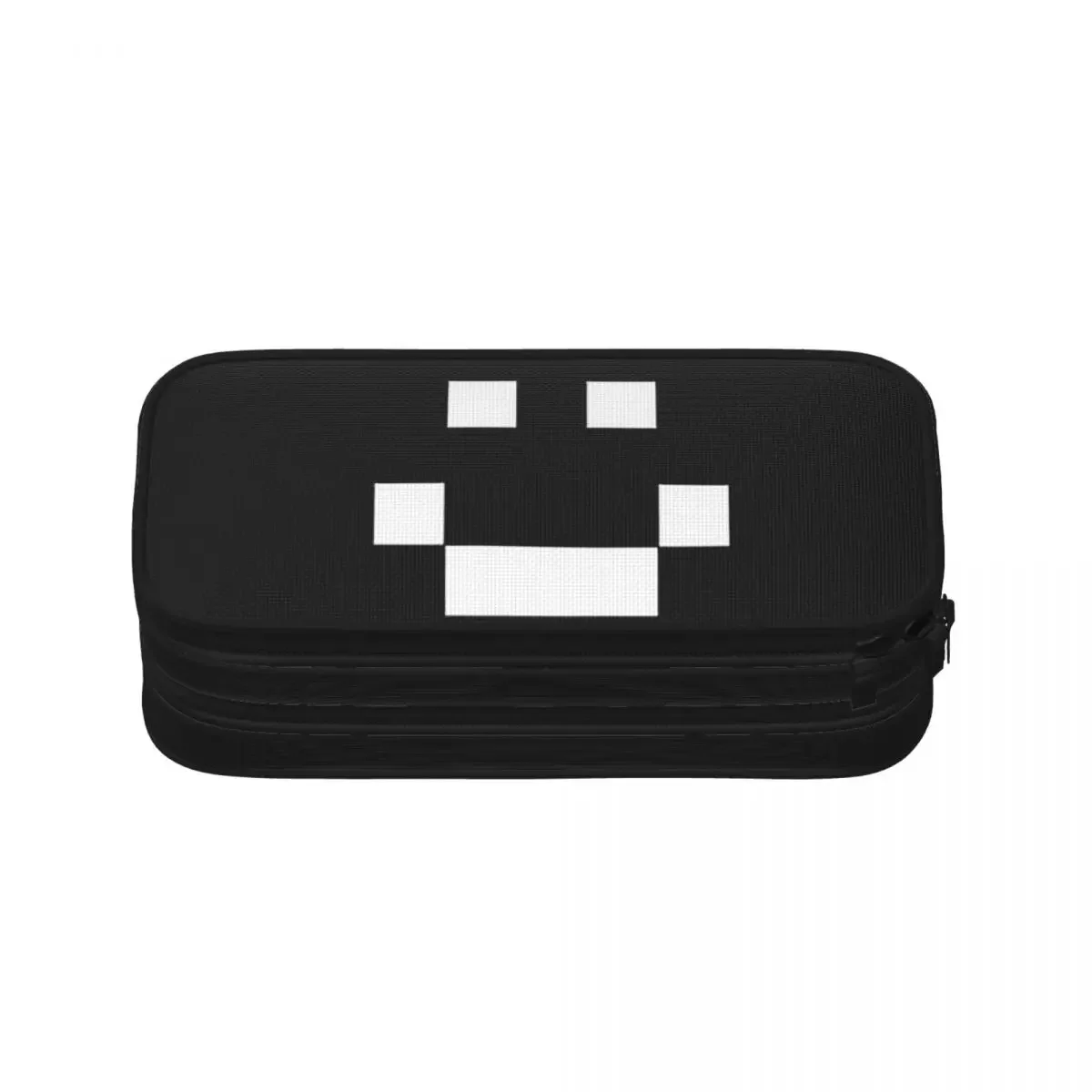 Quackity Merch Smile Pencil Cases Large Capacity Pen Bags Pen Box Pencil Pouch For Boys Girls Students Stationery School
