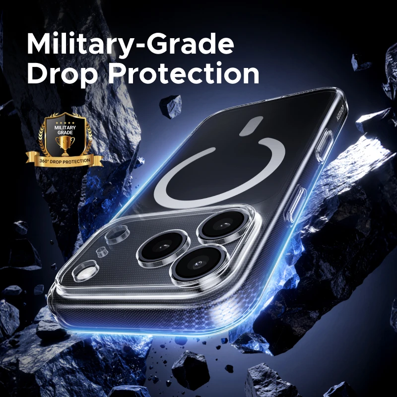 UGREEN Magnetic Shockproof TPU Phone Case with MagSafe Compatibility