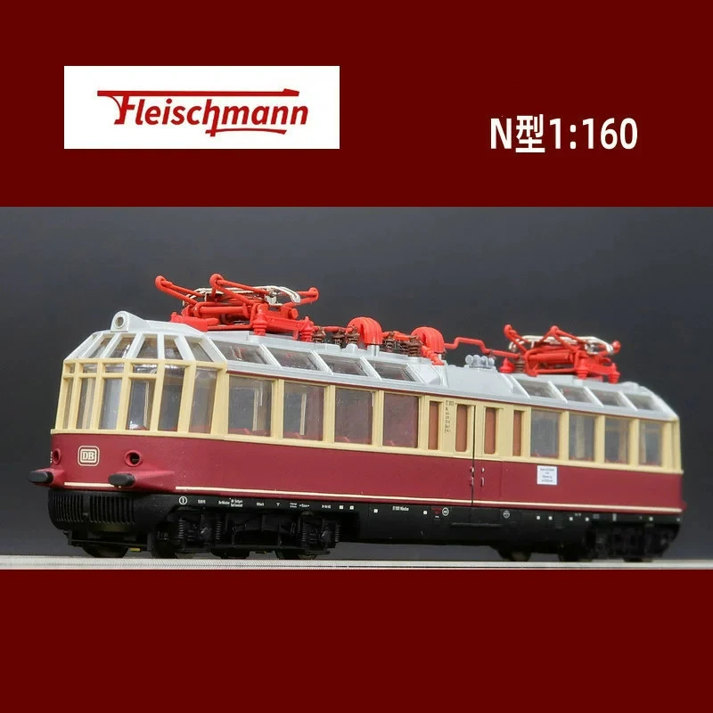 Fleischmann Train Model German N Type 1/160 741103 Et91 Intercity Glass Car Rail Car Model Toy Con Luce