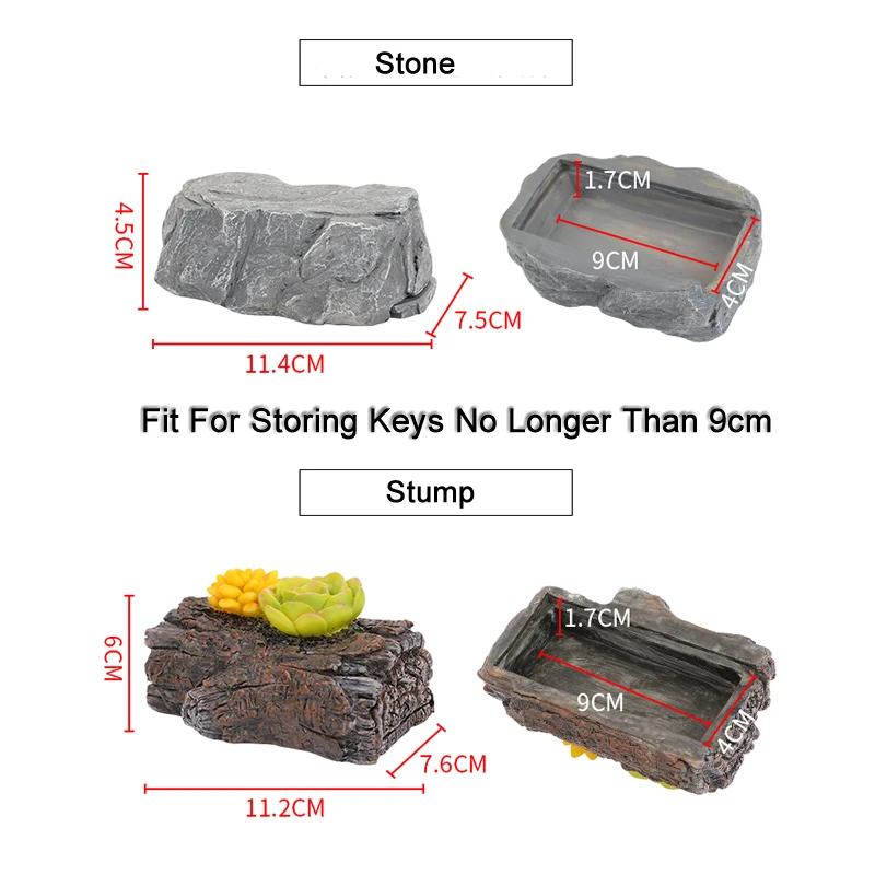 Dekorace hornina kámen vzhled skrytý úložný kupé památka tajemství šifrovací klíč bezpečný skříňka pro domácí sad RV náhradních kláves keyfob safes