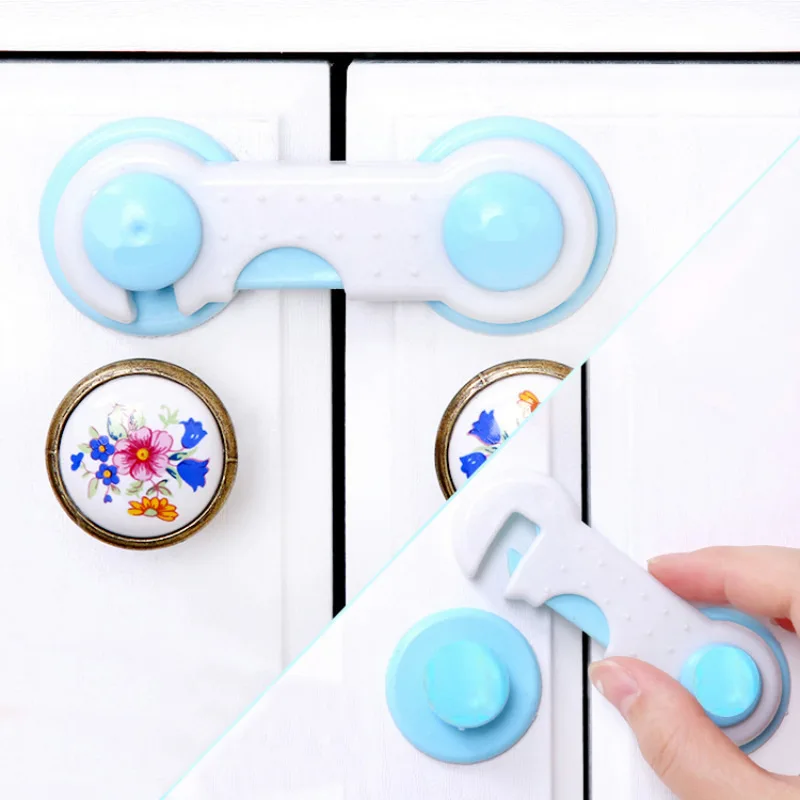 2pcs Kids Security Cabinet Lock Children Anti-pinch Safety Protection Buckle Children's Safety Security Protector Baby Care cabinet lock child lock safety lock