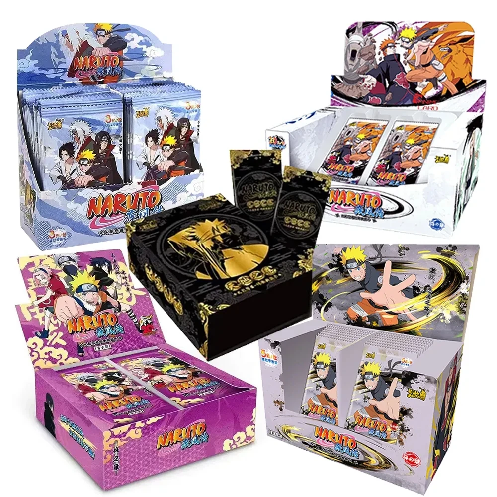 

KAYOU Anime Original Naruto Cards Chapter Of The Array Box Added SE Ninja World Collection Cards Toy For Children Christmas Gift