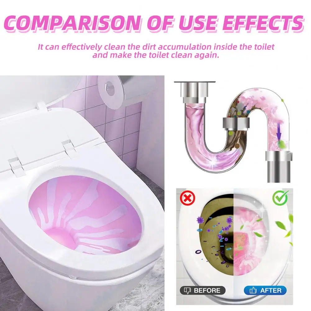 

Toilet Bowl Cleaner 12pcs Toilet Effervescent Tablets Fast-acting Urine Stain Remover for Long-lasting Results Quick Dissolving