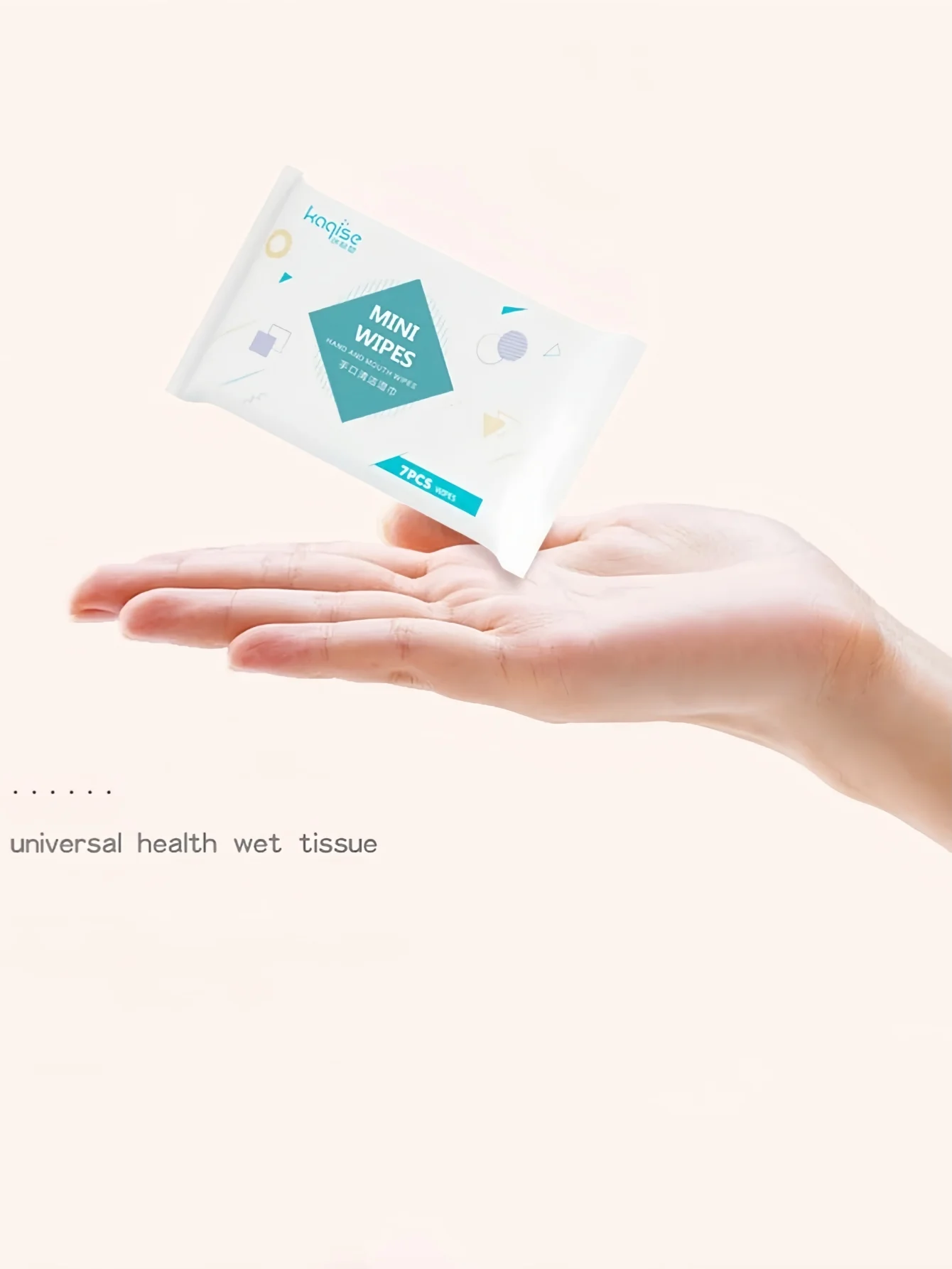 Ultra mini wet wipes, portable small bag, hand mouth wet wipes, extraction style, student cleaning, adult hygiene