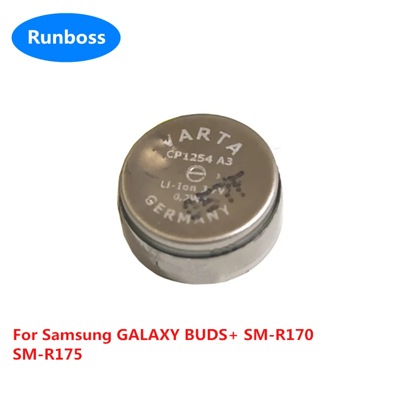 

1-4PCS New 60mAh For Varta CP1254 A2 A3 3.7V Battery For Samsung Galaxy Buds+ Buds Plus SM-R170 TWS Bluetooth Headset Earphone