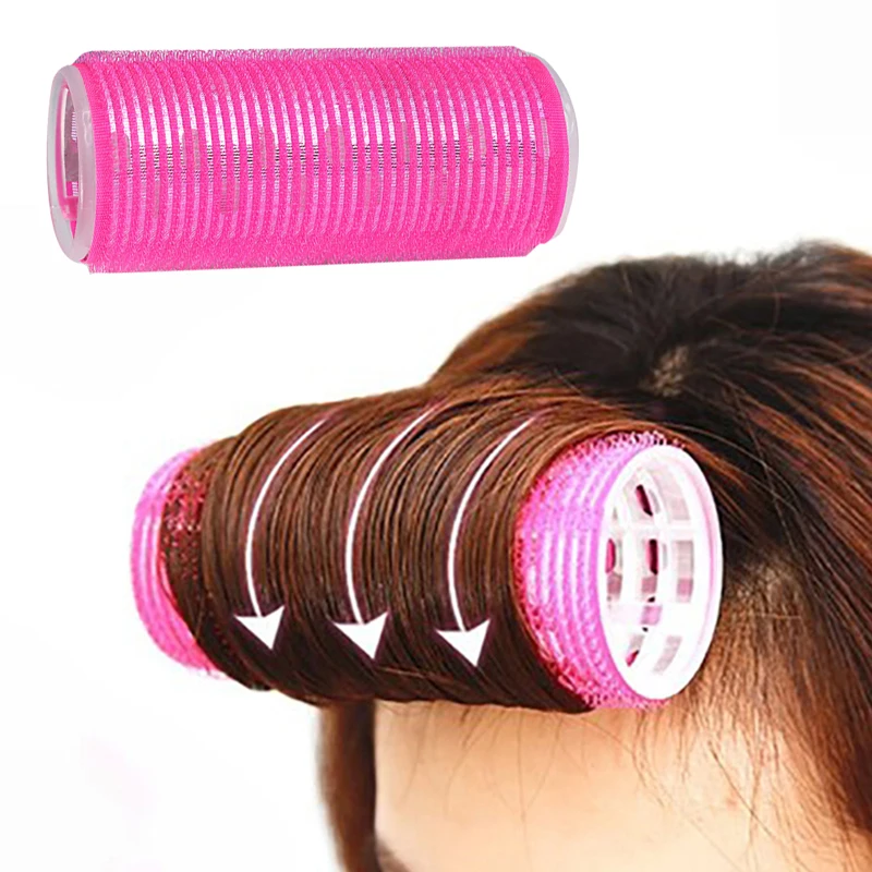 Description Picture 3 of itemDifferent Size Self Grip Hair Rollers Magic Curler Plastic Self-adhesive Hair Curling Hairdressing Tool Girl Beauty Styling Tool