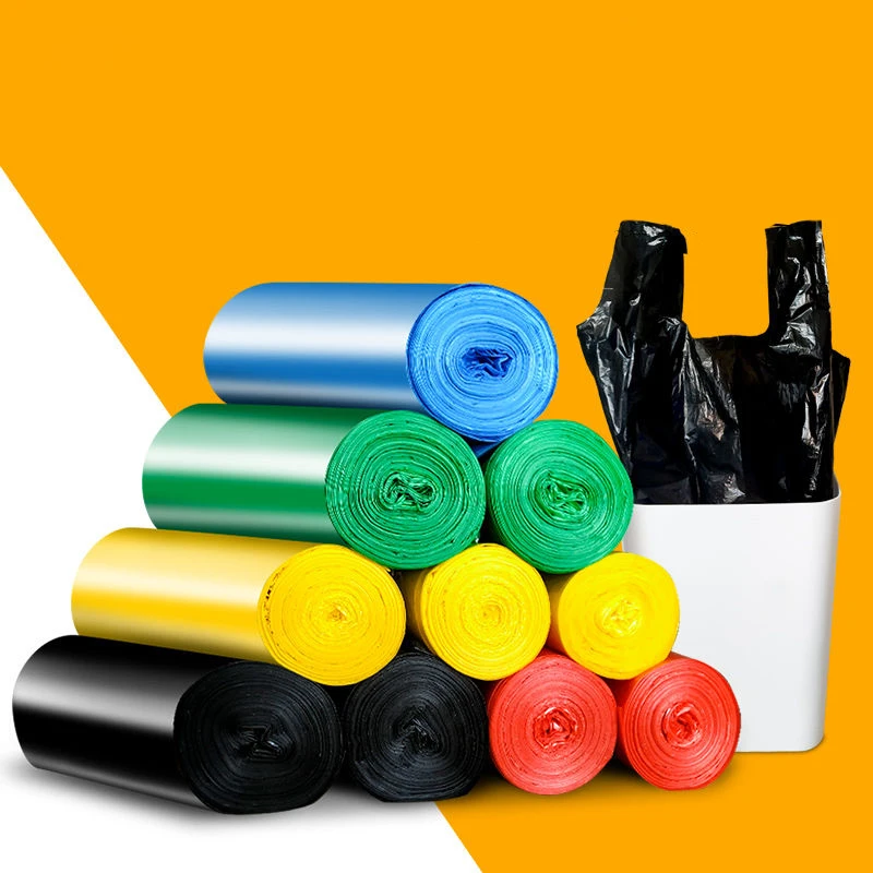 

garbage bags disposable trash bags big waste bag trash can waste bin storage box holder trash bin kitchen home convenient