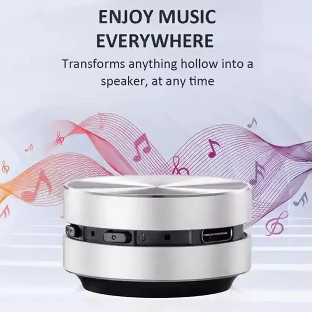 Description Picture 5 of itemBone Conduction Bluetooth Speaker Vibration Stereo Audio Digital TWS Wireless Smallest Speakers Dropshipping Mini Portable Metal