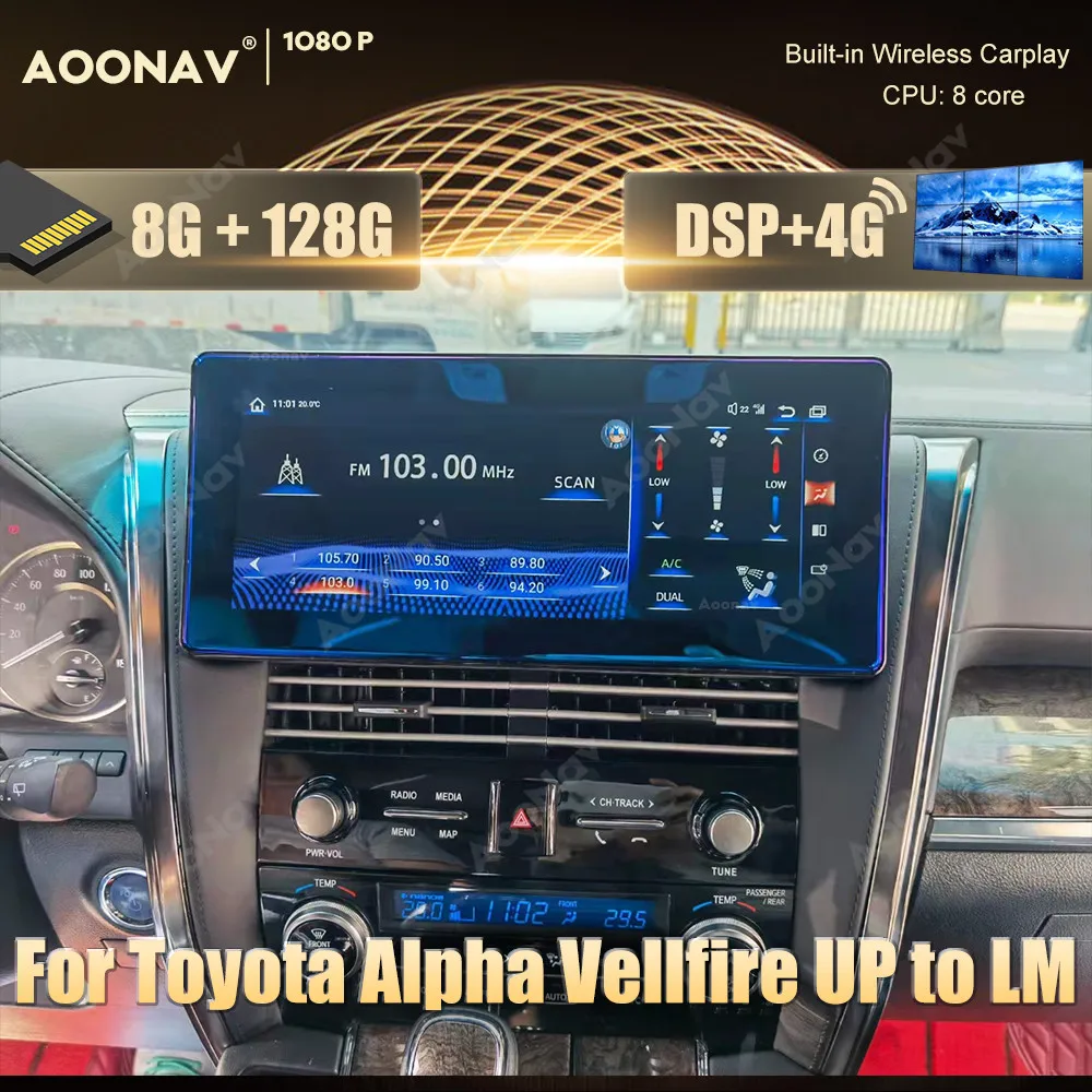 Radio multimedia con Android para coche, con carplay autorradio