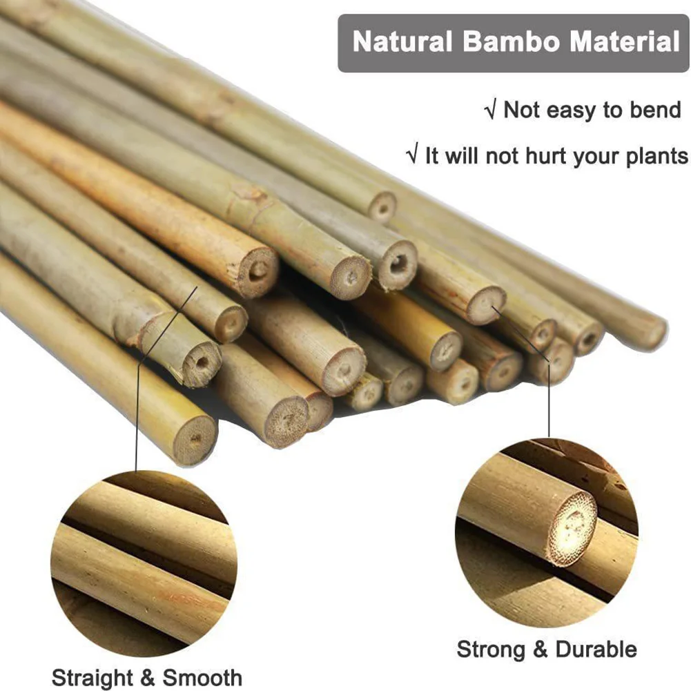 Plant Support Stakes 20pcs For Vines Climbers Vegetables Plants Garden Supplies