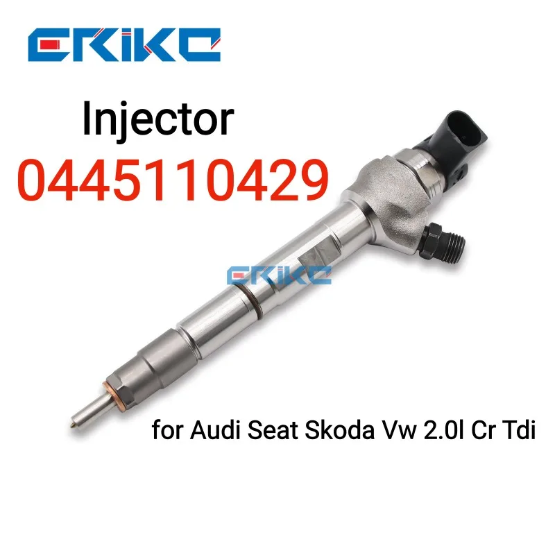 

ERIKC 0 445 110 429 Fuel Diesel Injector 0445110429 Fuel Dispenser Injector 0445 110 429 for Audi Seat Skoda Vw 2.0l Cr Tdi