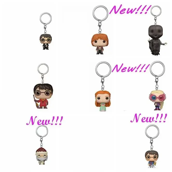 thumbnail image 1 of Llavero Funko POP de Hermione, Ginny, Ron, Hedwig, Snape, Fawkes, Dementor, Luna Lovegood, llavero de vinilo, figura de juguete, 1 of 5