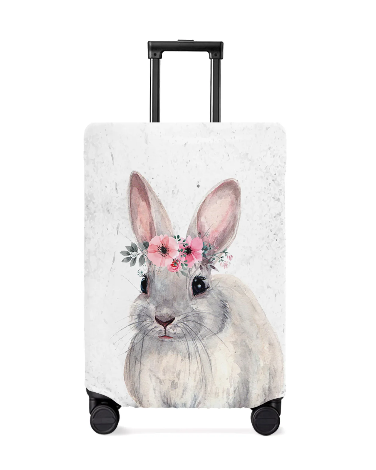 wreaths-heads-rabbits-animal-travel-luggage-protective-cover-for-travel-accessories-suitcase-elastic-dust-case-protect-sleeve