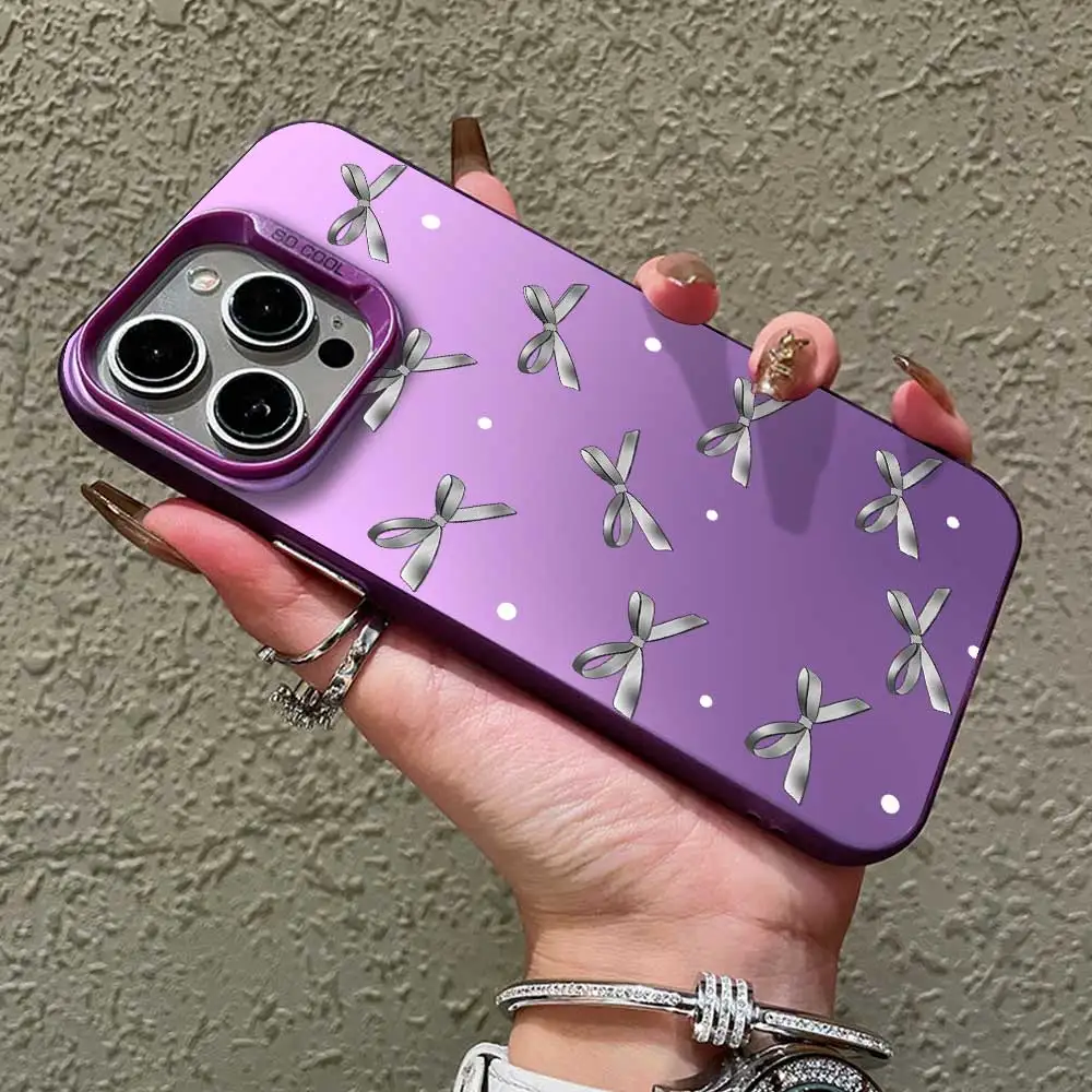 Silver IMD Fashion Soft Silicone Phone Cover - Fashionable Bumper Protector