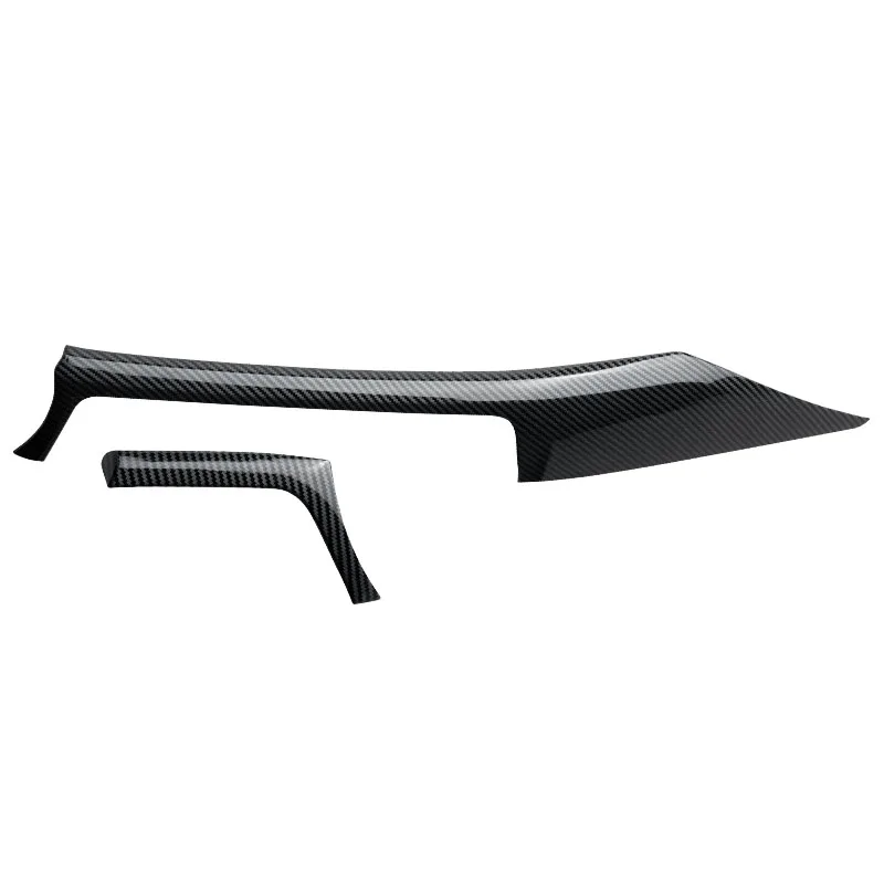 Carbon Fiber Central Dashboard Strip Trim Left Air Vent Outlet Cover Trim For BMW 3 4 Series F30 F31 F32 F34 2013-