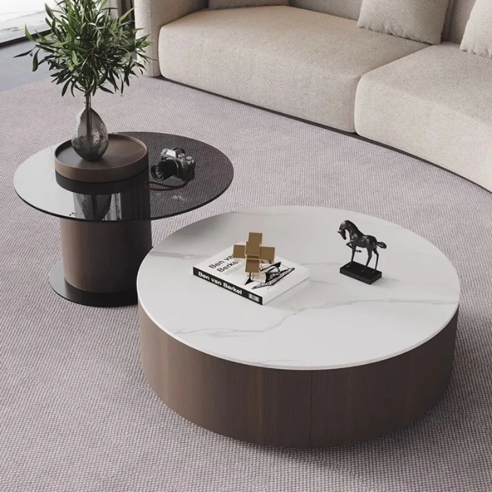 

Home Coffee Table Modern Living Room Wood Minimalist Large Side Table Luxury Nordic Moveis Para Casa Entrance Hall Furniture