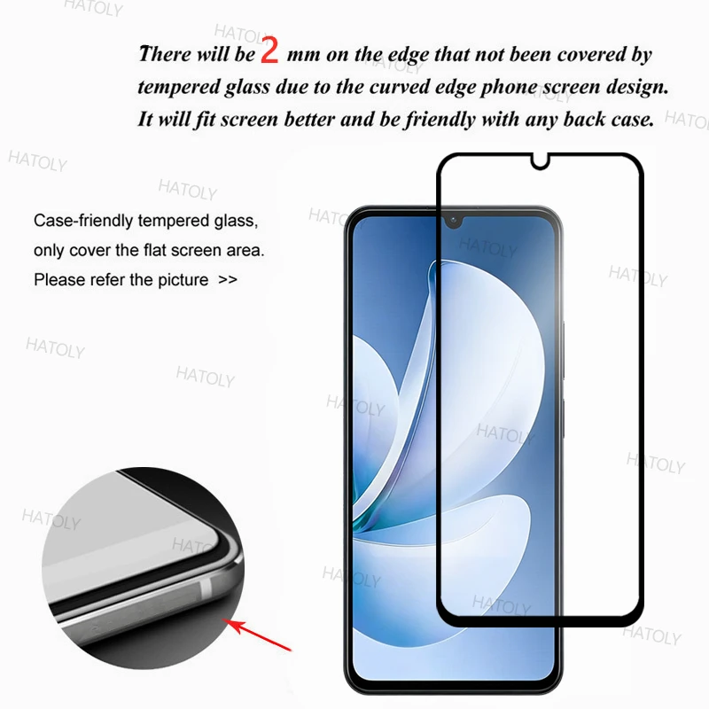 Premium Tempered Glass Screen Protector - Anti-Scratch & Full Glue Coverage