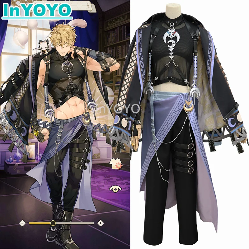 

Костюм для косплея InYOYO Quincy Nu: для карнавала, модель «два раза в неделю», игровой костюм, красивая униформа, наряд для Хэллоуина, унисекс, Новинка