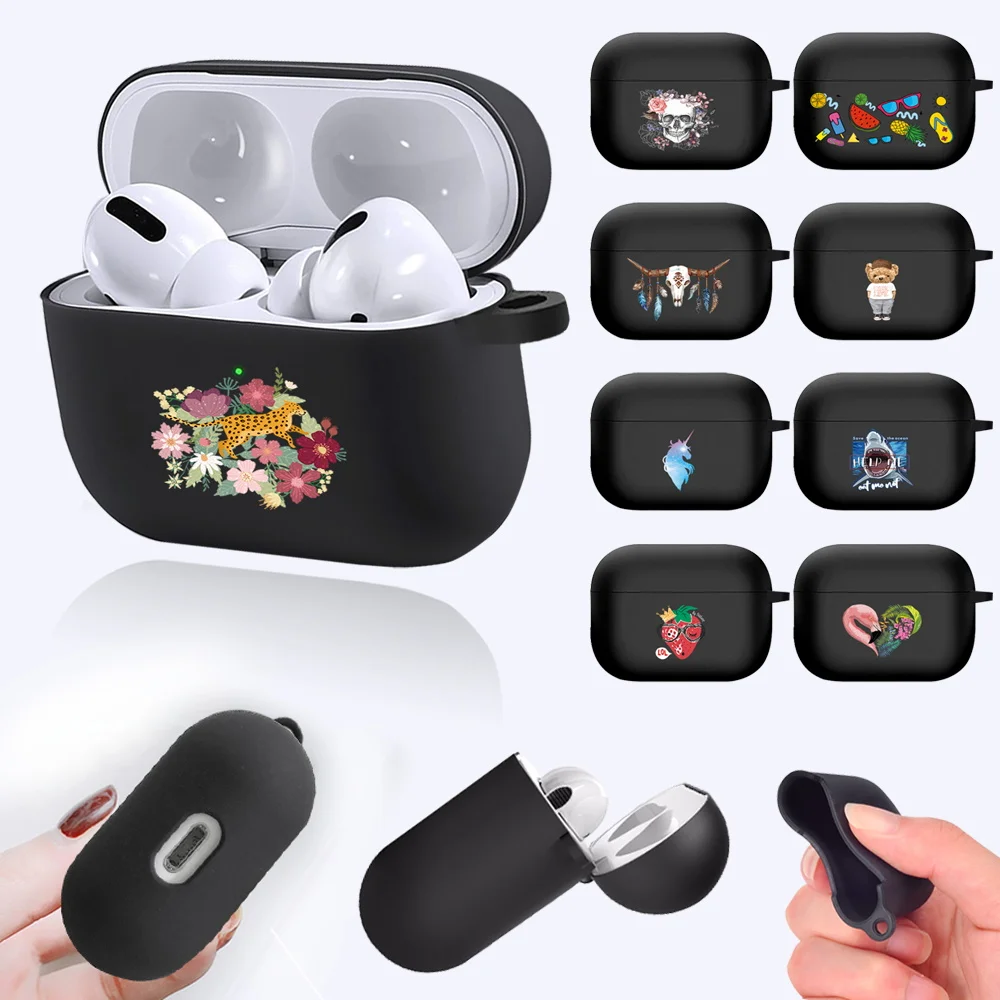 

Earphone Cases for Apple Airpods 3 Protective Case Bluetooth Wireless Soft Silicone Cover for Apple Air Pods Charging Box Bags