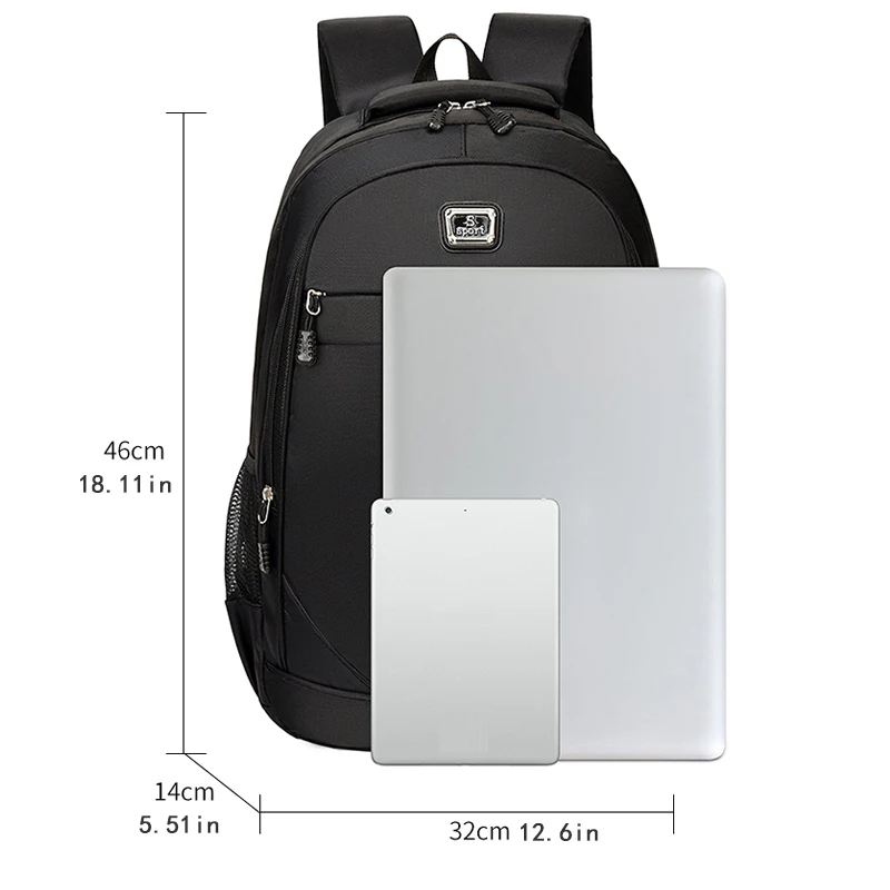 Large-capacity hiking backpack, suitable for outdoor travel and sports - adjustable padded shoulder straps