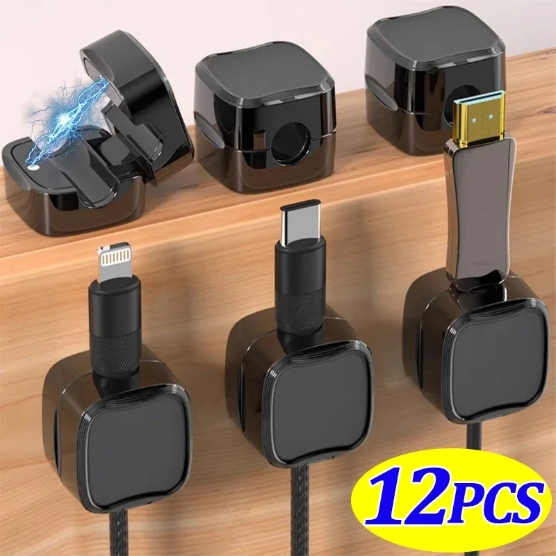 Magnetic Cable Organizer & Adhesive Wire Holder