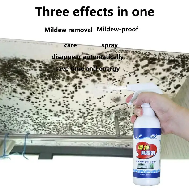 Mildew Remover Cleaner Mold Stain Gel 500ml Wall Mold Remover Spray for Washing Machine Tile