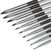 10pcs Round Watercolor Paint Brush Set Soft Hair Comfortable Handle for Watercolor Acrylic Gouache Oil 1