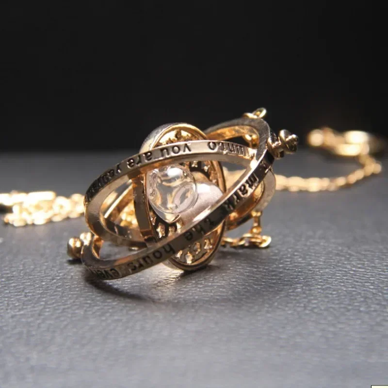 Time Converter Necklace Wand Time Turner Hourglass Snitch Pendant Triangle