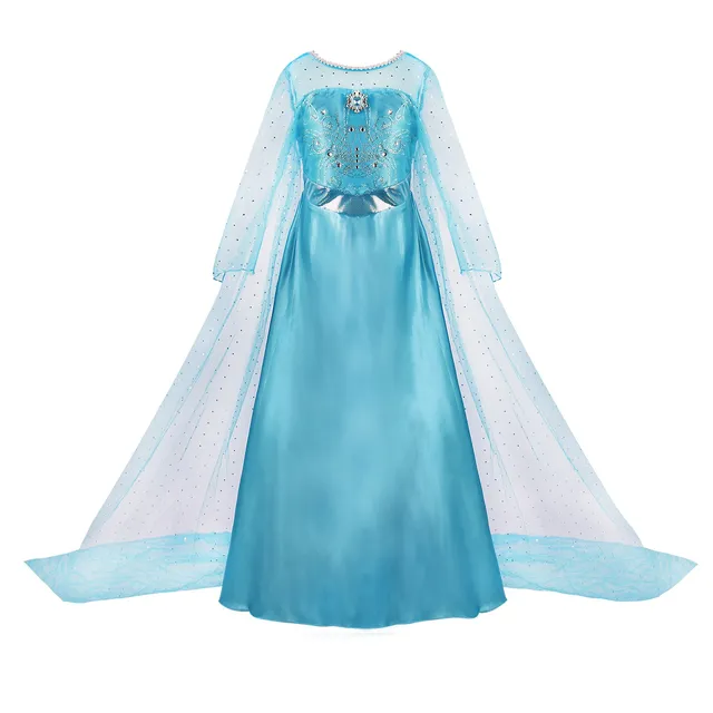 Kids Belle Costume Girl Halloween Princess Cosplay Party Dress Children Rapunzel Cinderella Anna Elsa Encanto Birthday Clothes - Image 6