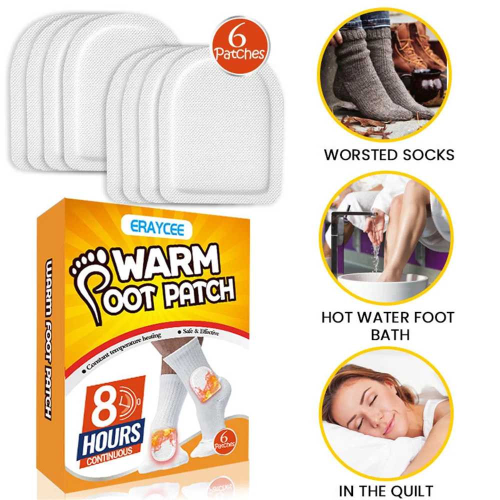 Description Picture 3 of itemUniversal Body Foot Warmer Sticker Self Adhesive Lasting Heat Patch Safe Hand Feet Warm Paste Pads Heating Insole
