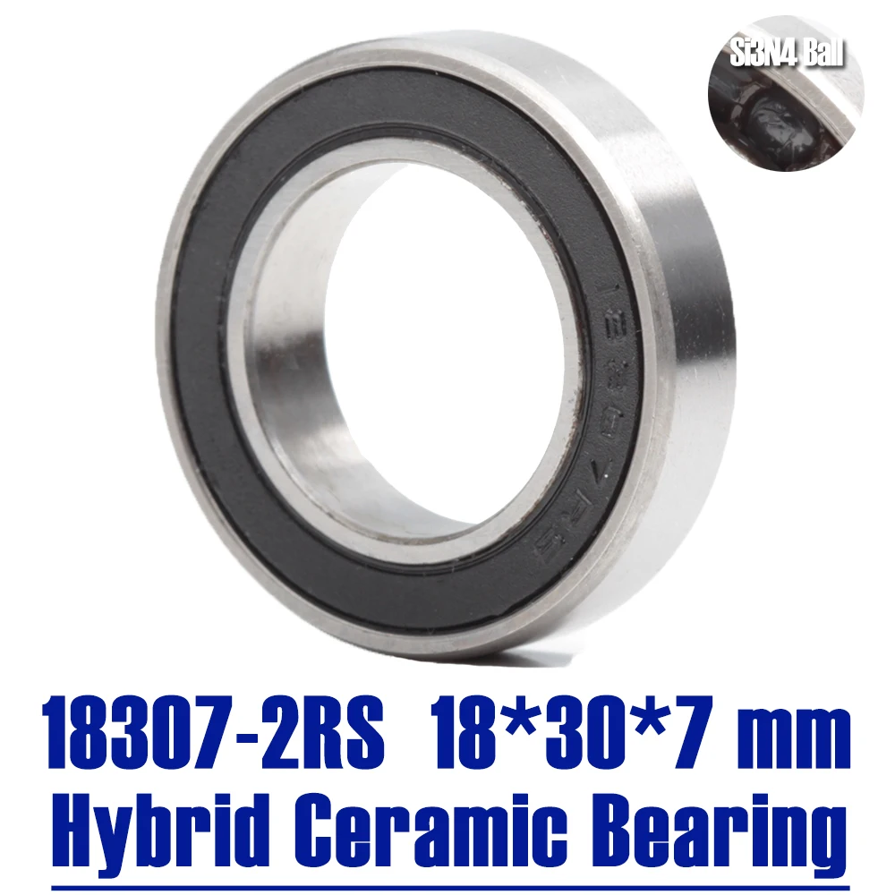

18307 Hybrid Ceramic Bearing 18*30*7 mm (1 PC ) Bicycle Bottom Brackets Spares 18307RS Si3N4 Ball Bearings 18307-2RS