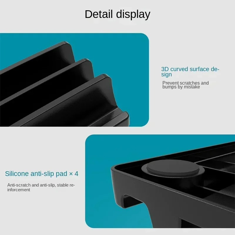 Plastic Adjustable Laptop Stand 3 In 1 Desktop Notebook Dock